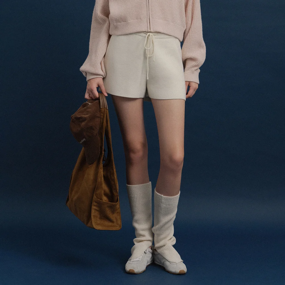 Pony Knit Shorts (Ivory)
