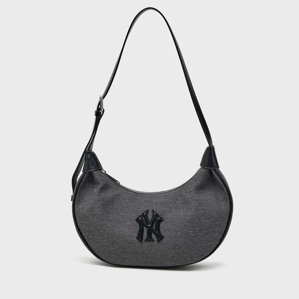 基本款 帆布 Hobo Bag NY (Black)
