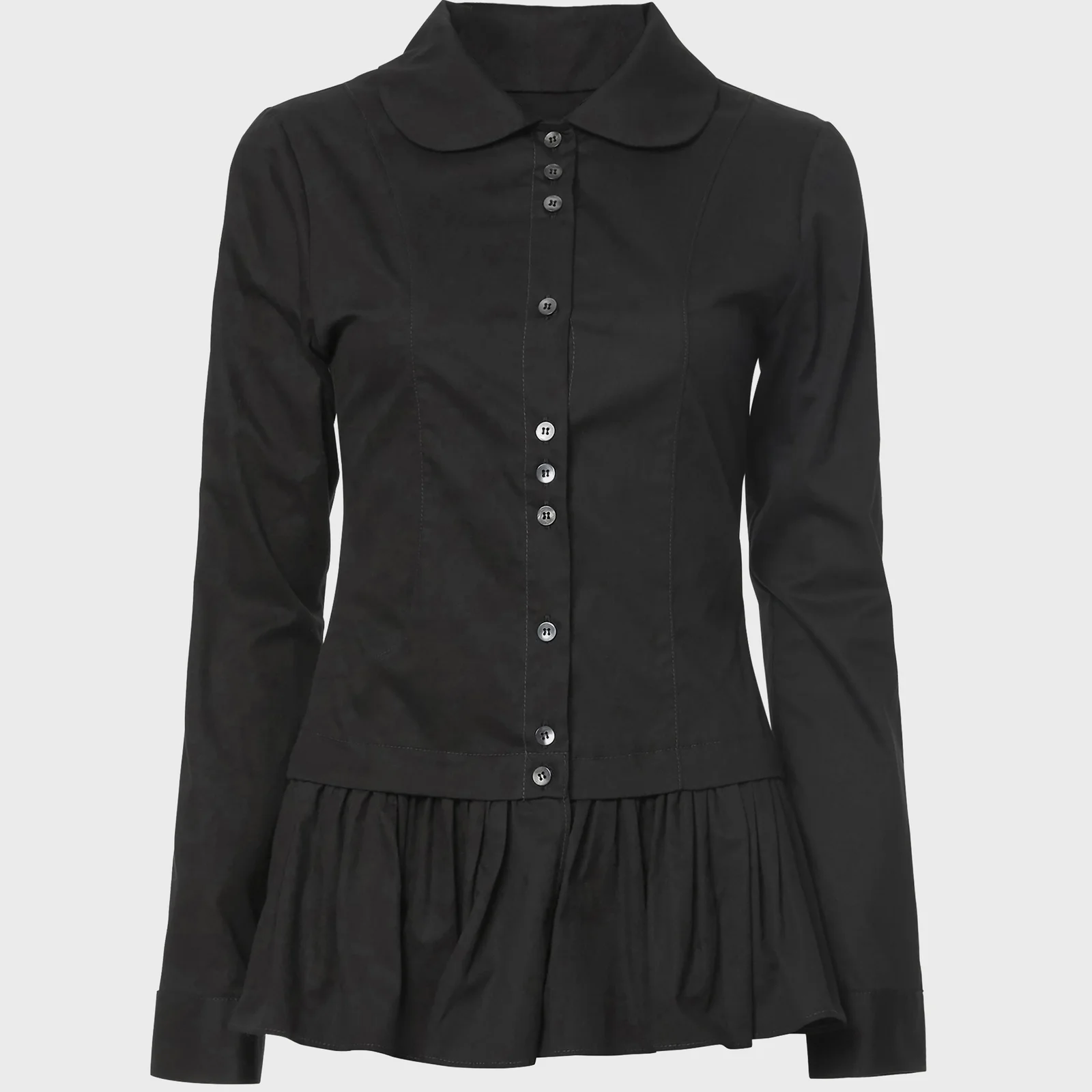 Dani Frill Shirts (FL-188_Black)