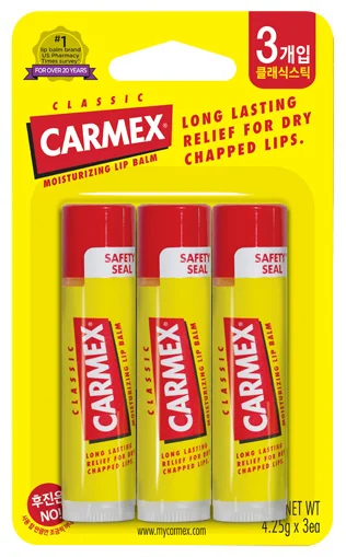 Carmex 保濕 潤唇膏 經典棒型4.25gX3