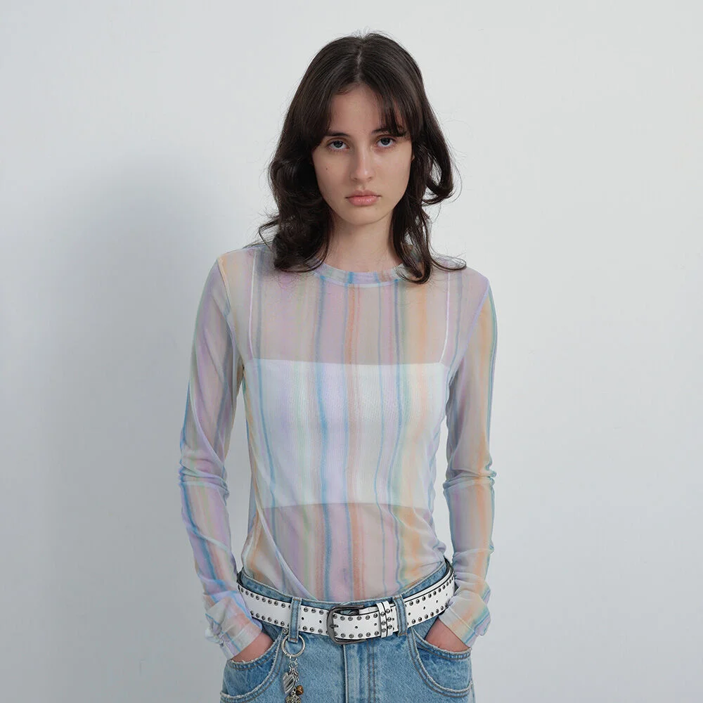 Rainbow Layered Top VW6SE341_2color