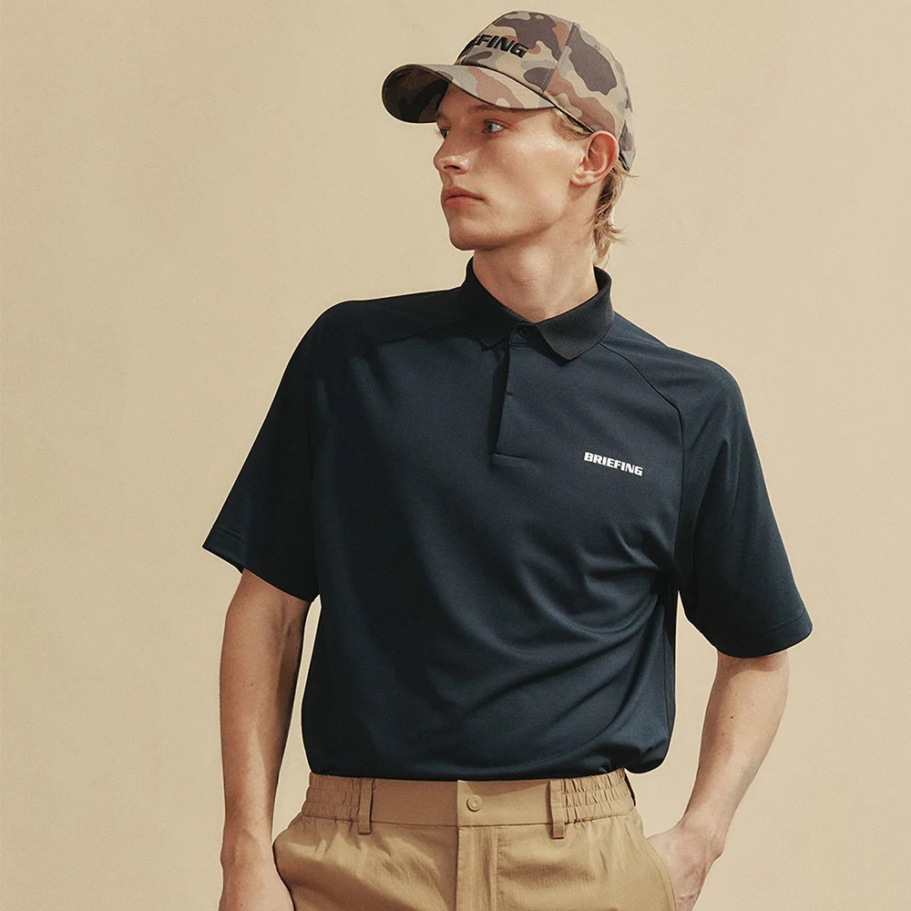 MENS FLAG GRAPHIC POLO SHIRT_BLACK