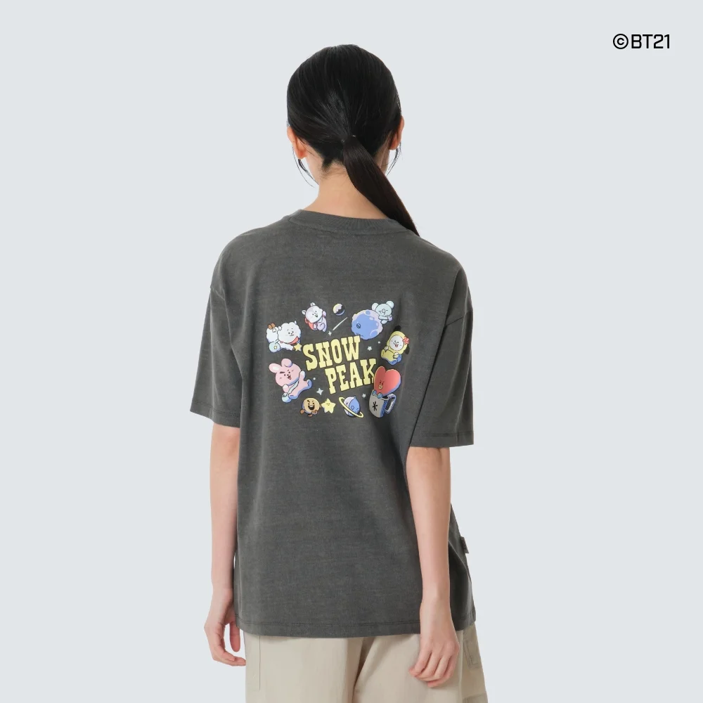 女裝 圖案 短袖 T恤 Dark Charcoal (S26MWFTS92)