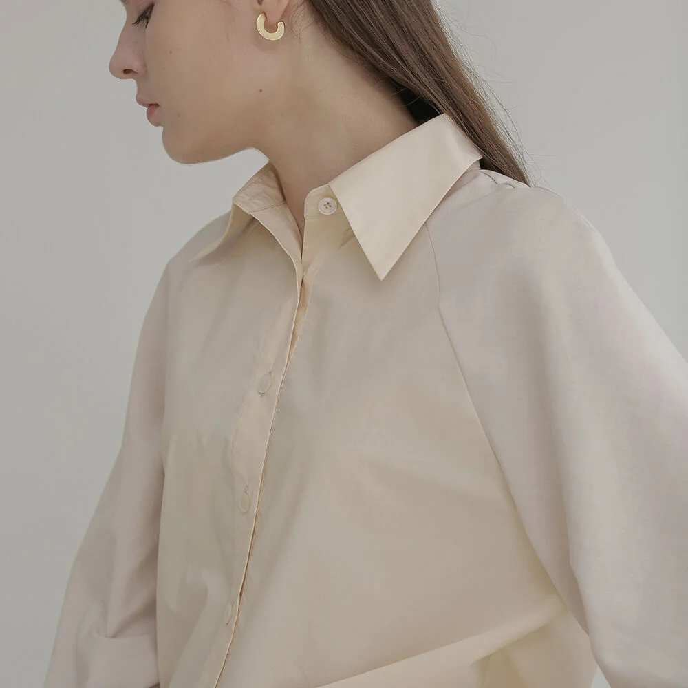 001 Raglan Sleeve Shirt(Beige)