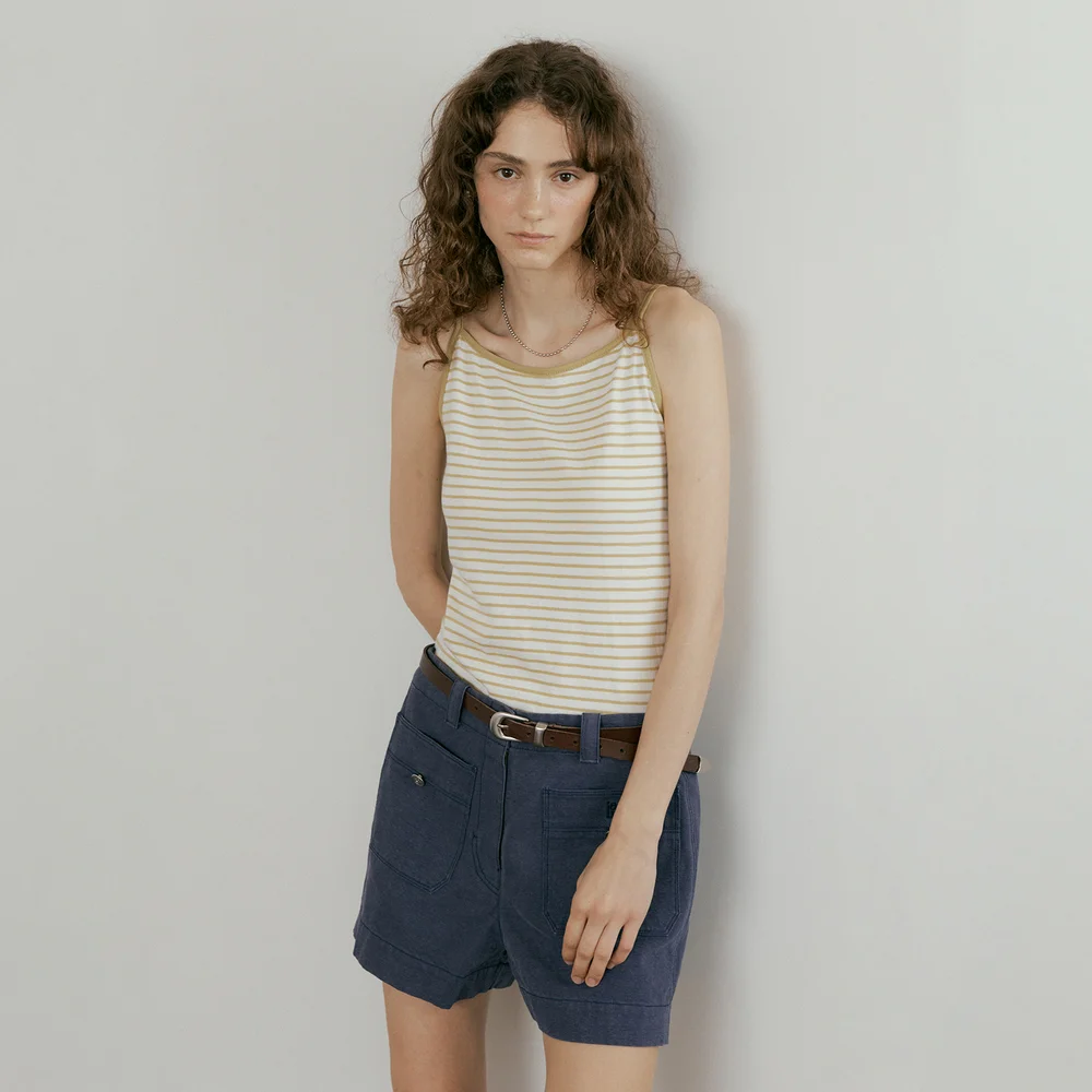 Pablo sleeveless T Olive