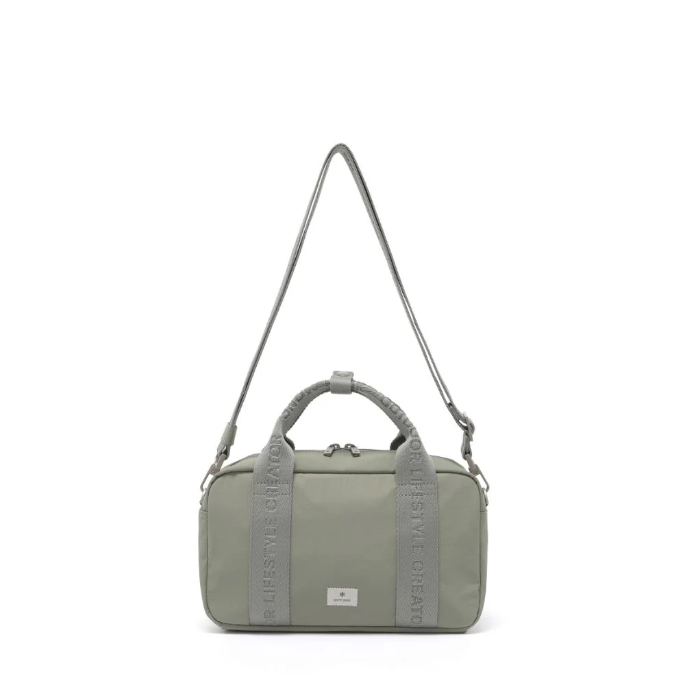 Softwill 提花 小 保齡球袋 4L Khaki Gray (S26SWFCB28)