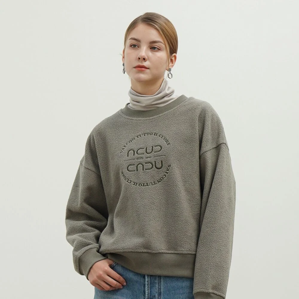 Boucle Logo Sweatshirt _Khaki