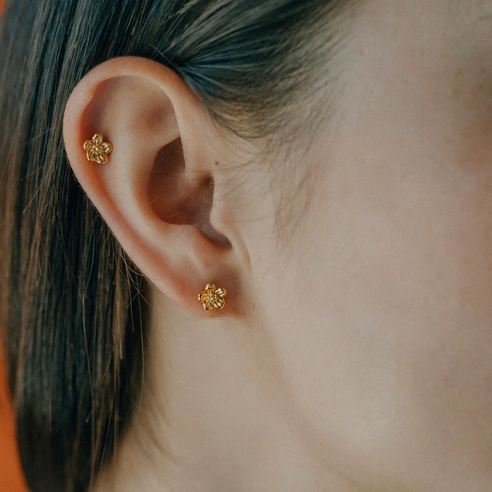 plum blossom earring