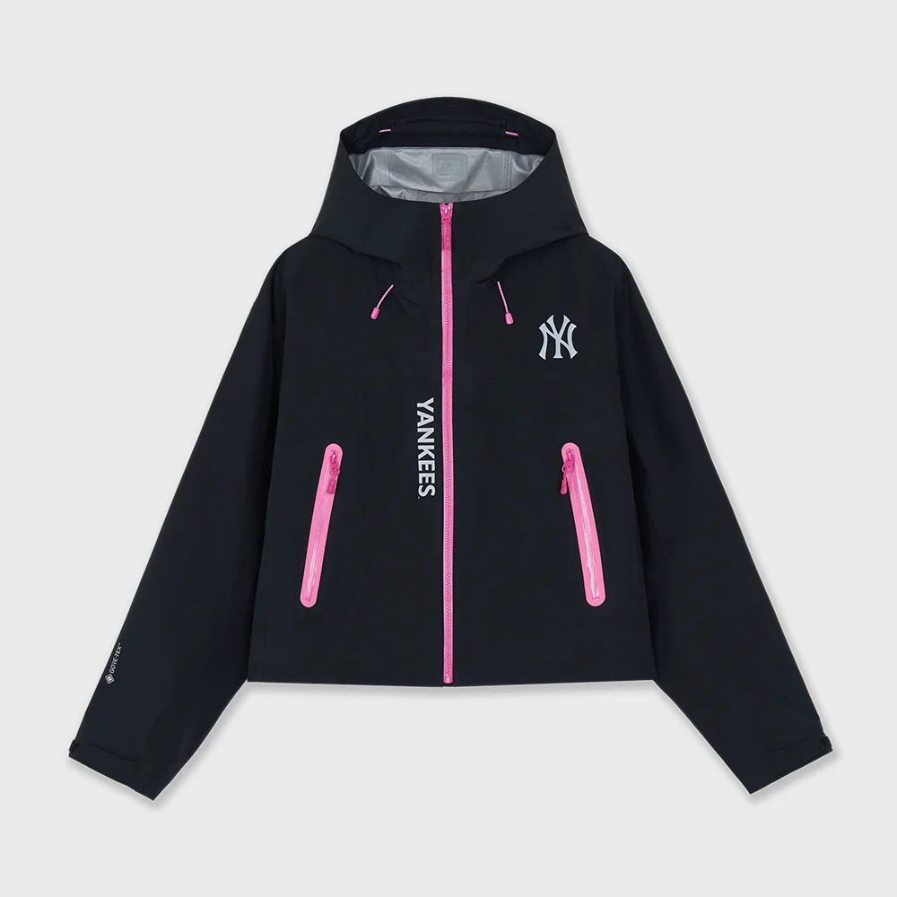女裝 Gore-Tex 防撕裂布 3L 短版 防風外套 NY (Black)