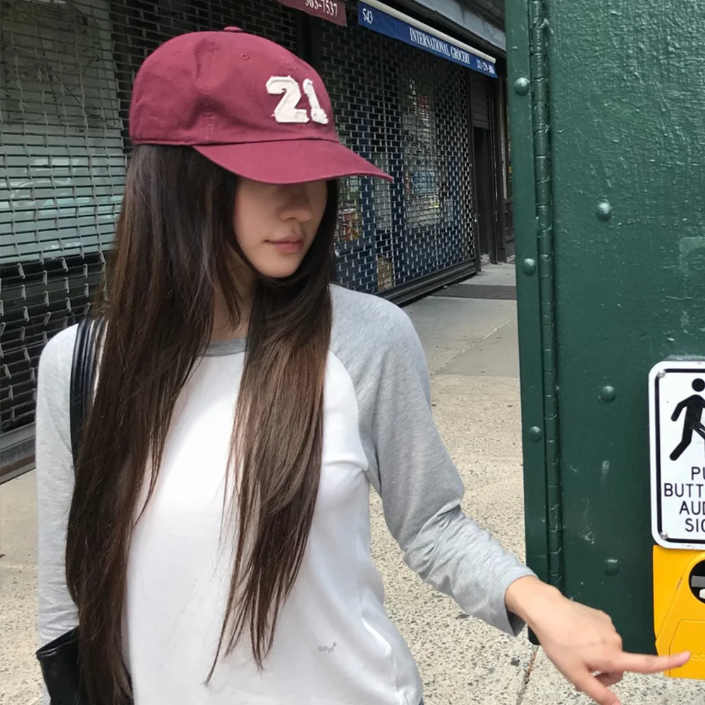 21 Logo Ball Cap - Burgundy