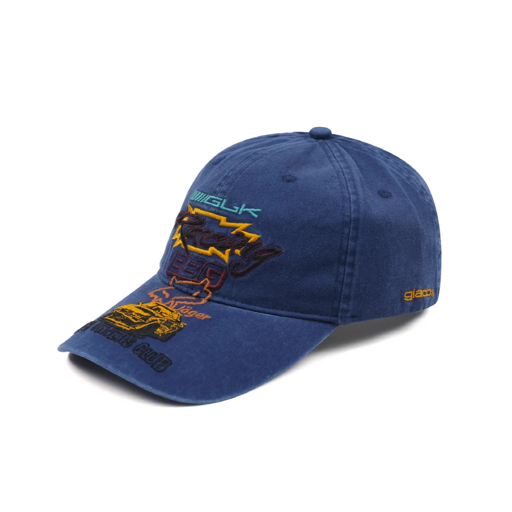 GC063 Club Sponsor 6拼接 棒球帽 (NAVY)