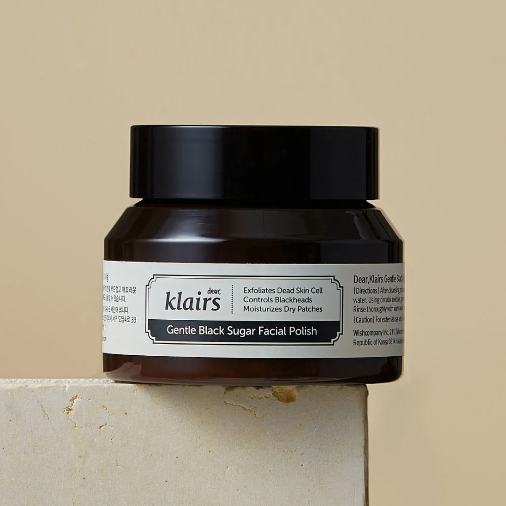 Klairs 溫和 黑色 砂糖 面部 磨砂膏 110g