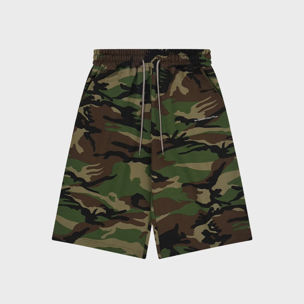 Camo Bermuda shorts khaki