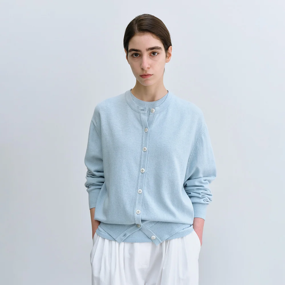 Nicholson R Cardigan in Sky Blue