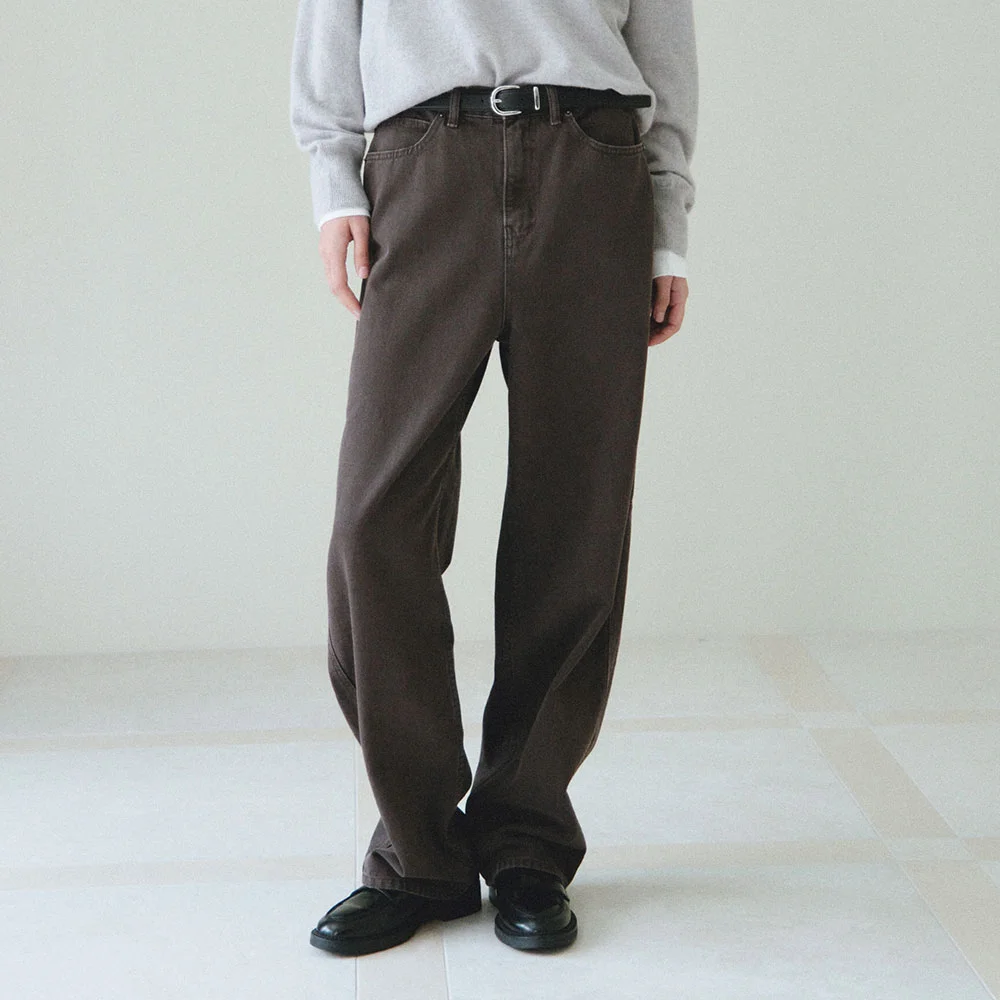 Vintage Brown Denim Pants L821_93