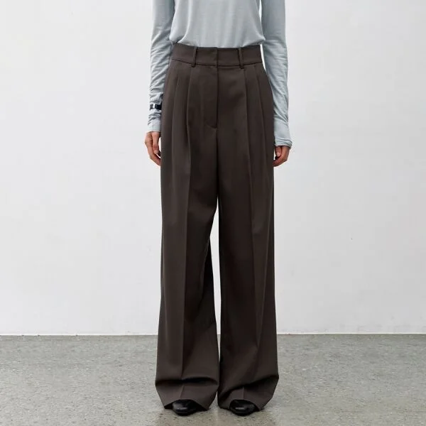 ESSENTIAL LOG TWO TUCK PANTS(PT-5684)