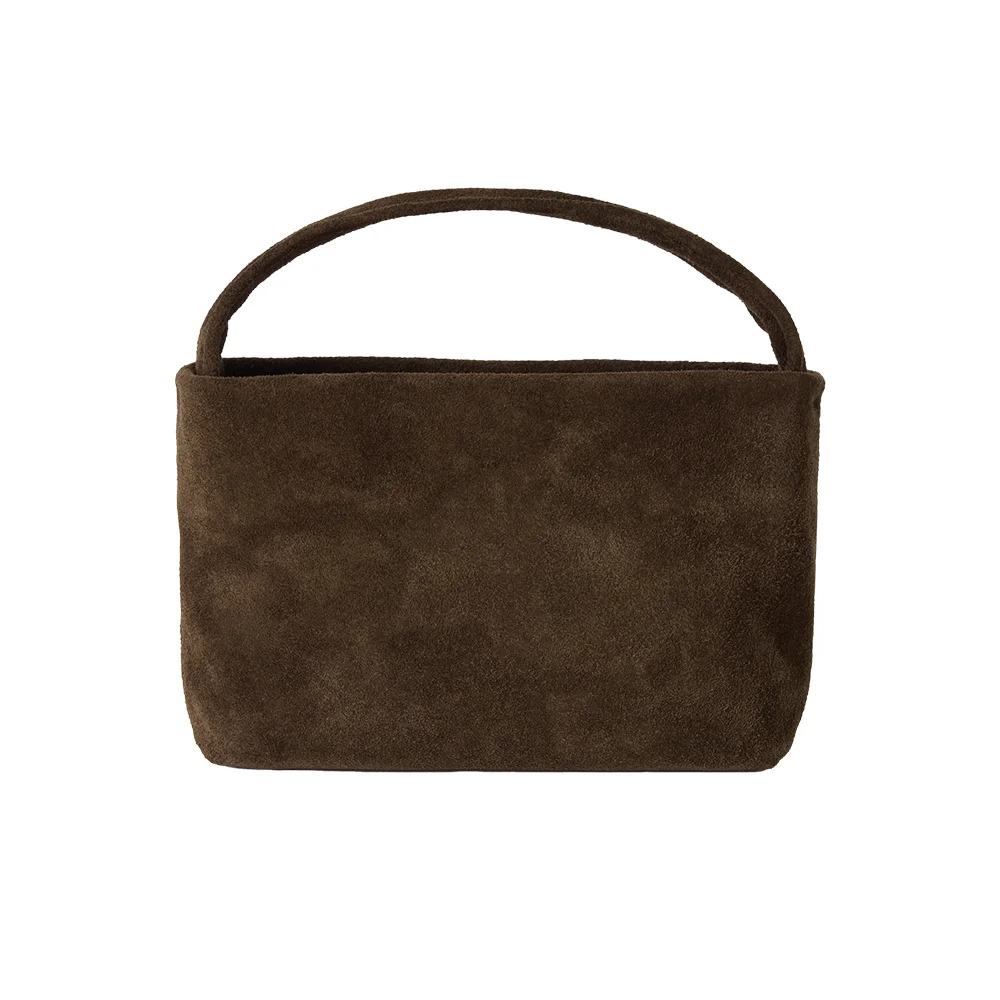 Anna suede mini bag_brown