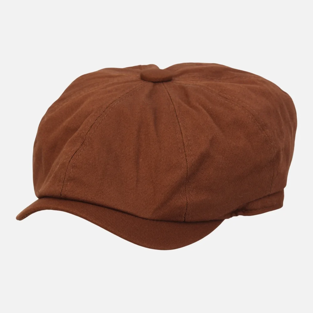 Cotton Logo Brown Banding Huntingcap 獵人帽
