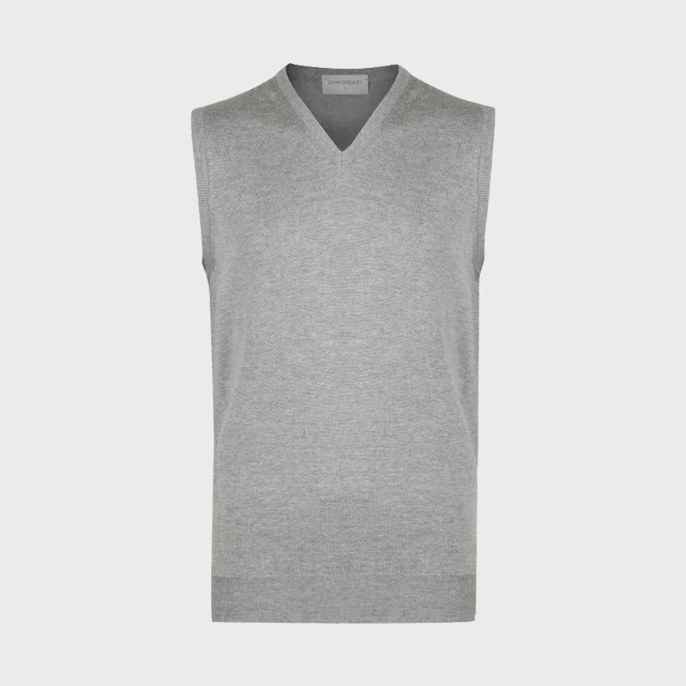HADFIELD V-Neck Slipover (SILVER)