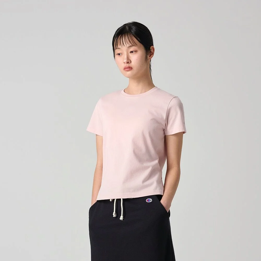 女裝 C標誌 修身版型 T恤 Pink