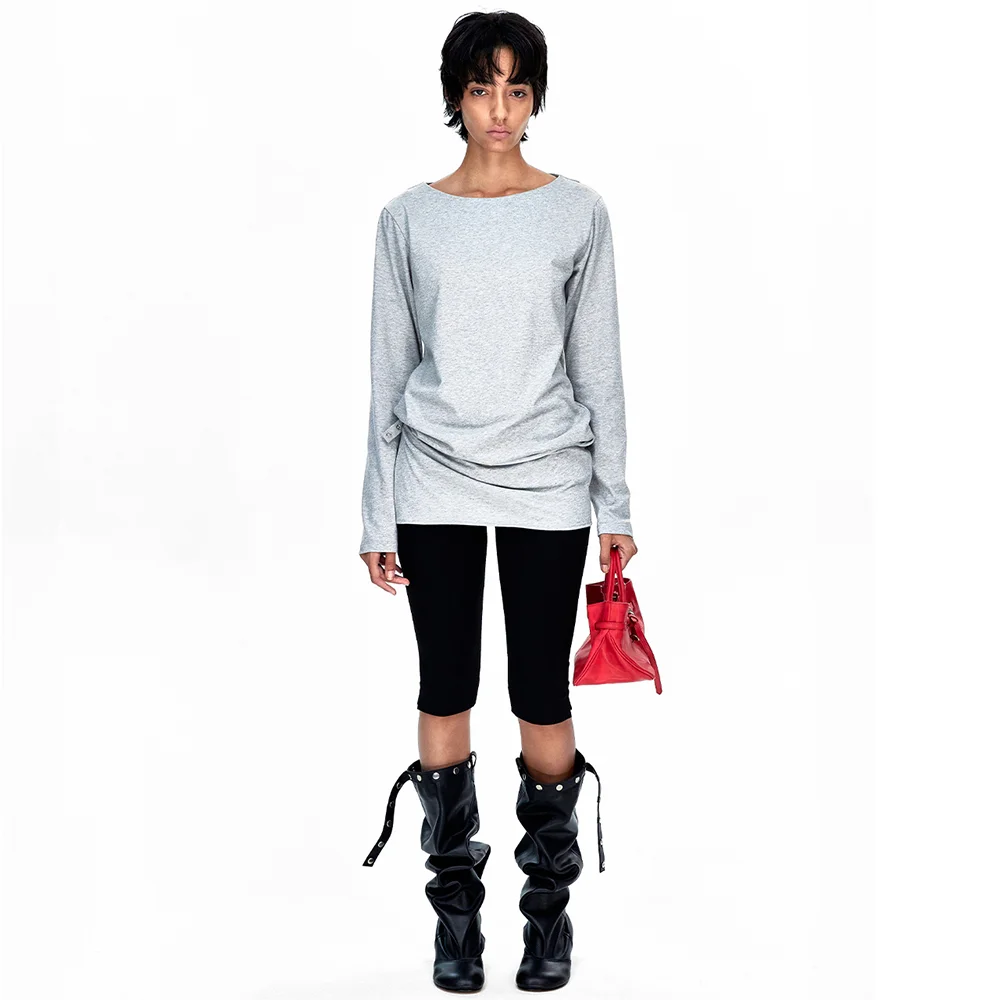 LOW WAIST CAPRI PANTS_black