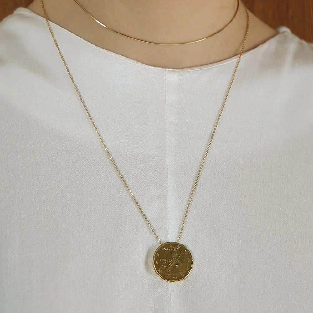 GOLD COIN NEAKLACE_1806