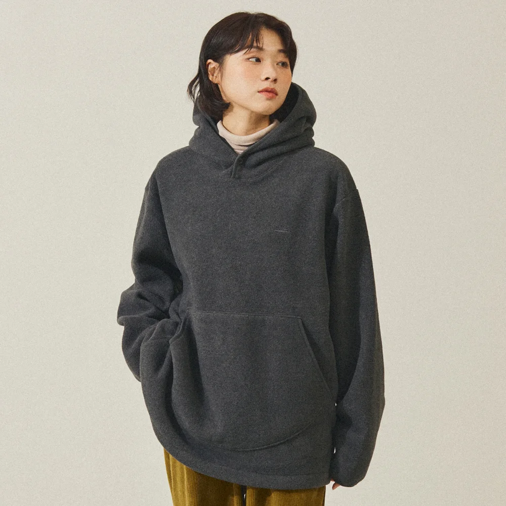 SUNRISE FLEECE SNAP HOODIE (DARK GRAY)