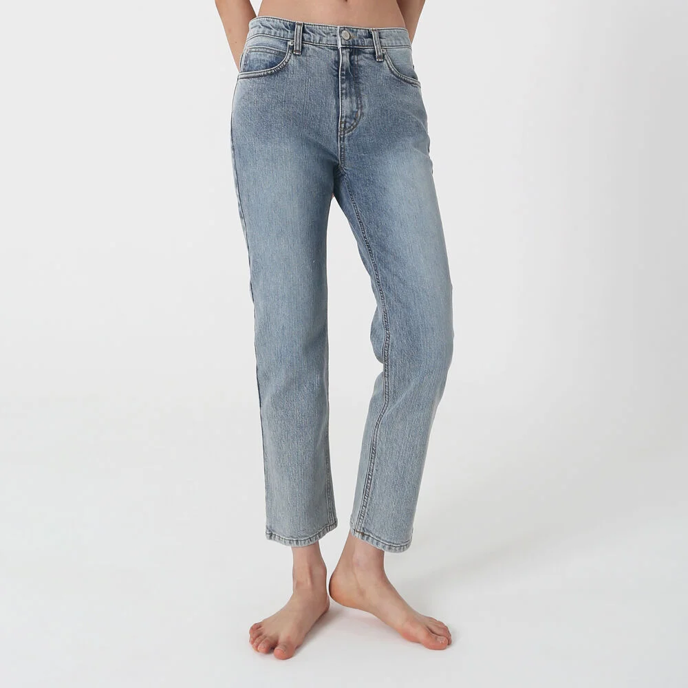 Organic Denim Slim Boyfriend Jeans