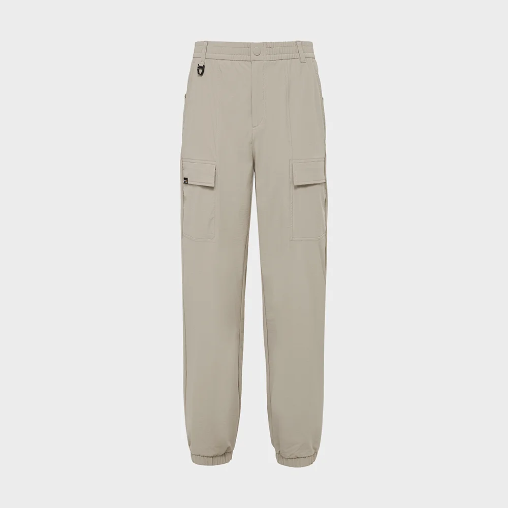 CORDURA (考杜拉) 男裝 錐形 慢跑褲 褲子_Dark Beige_DMP25355E4