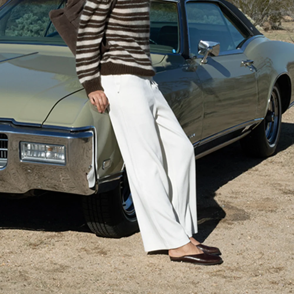 MOU CORDUROY BANDING PANTS (IVORY)