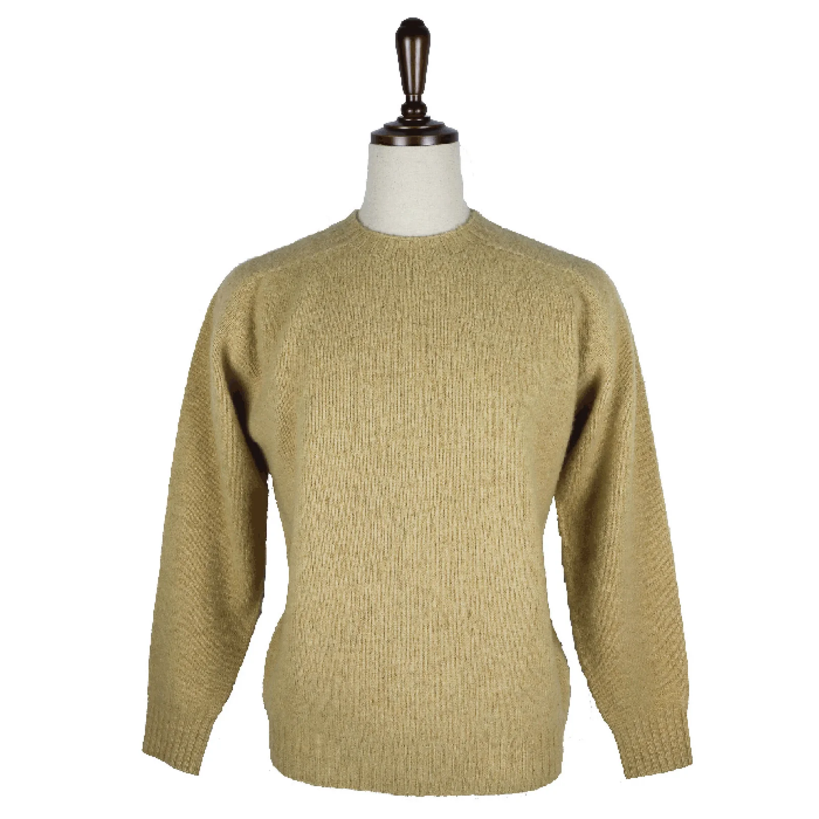Crew Neck Brushed Knit - Otmeal (Wool 100%)