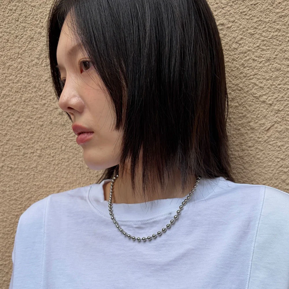 Round Ball Chain Necklace 5.0mm
