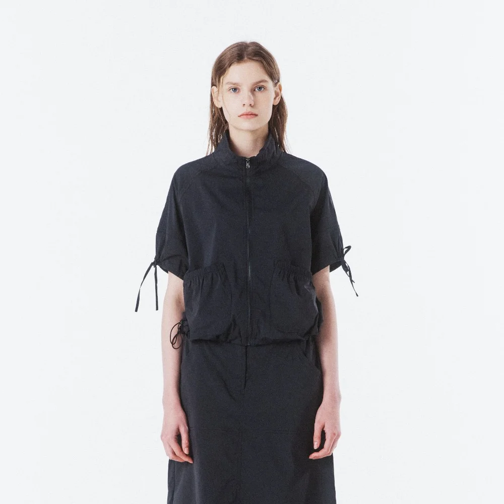 W LIGHTWEIGHT HALF SLEEVE JUMPER - BLACK (P262WJP185)