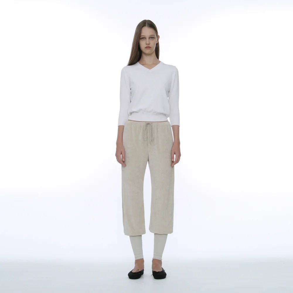 PWC WIDE CUFFS JOGGER PANTS_ECRU