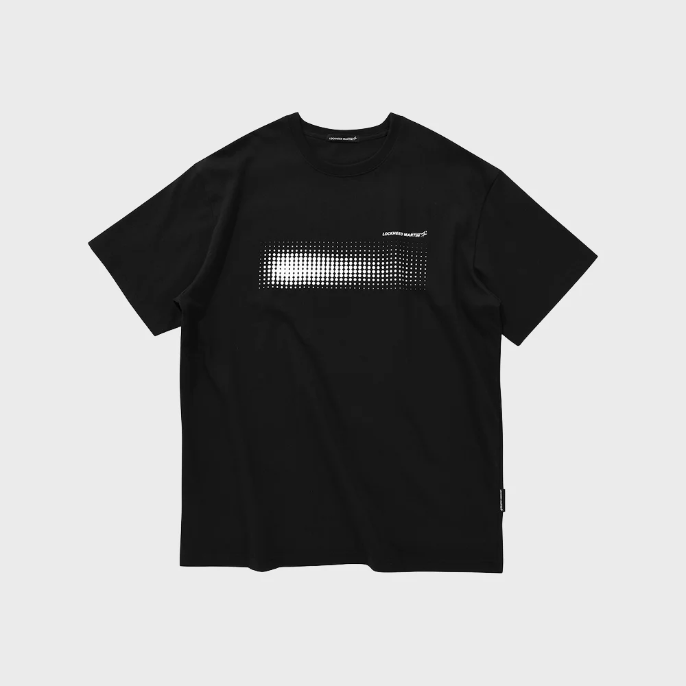 DOTS GRAPHIC PRINTED TS (BLACK)