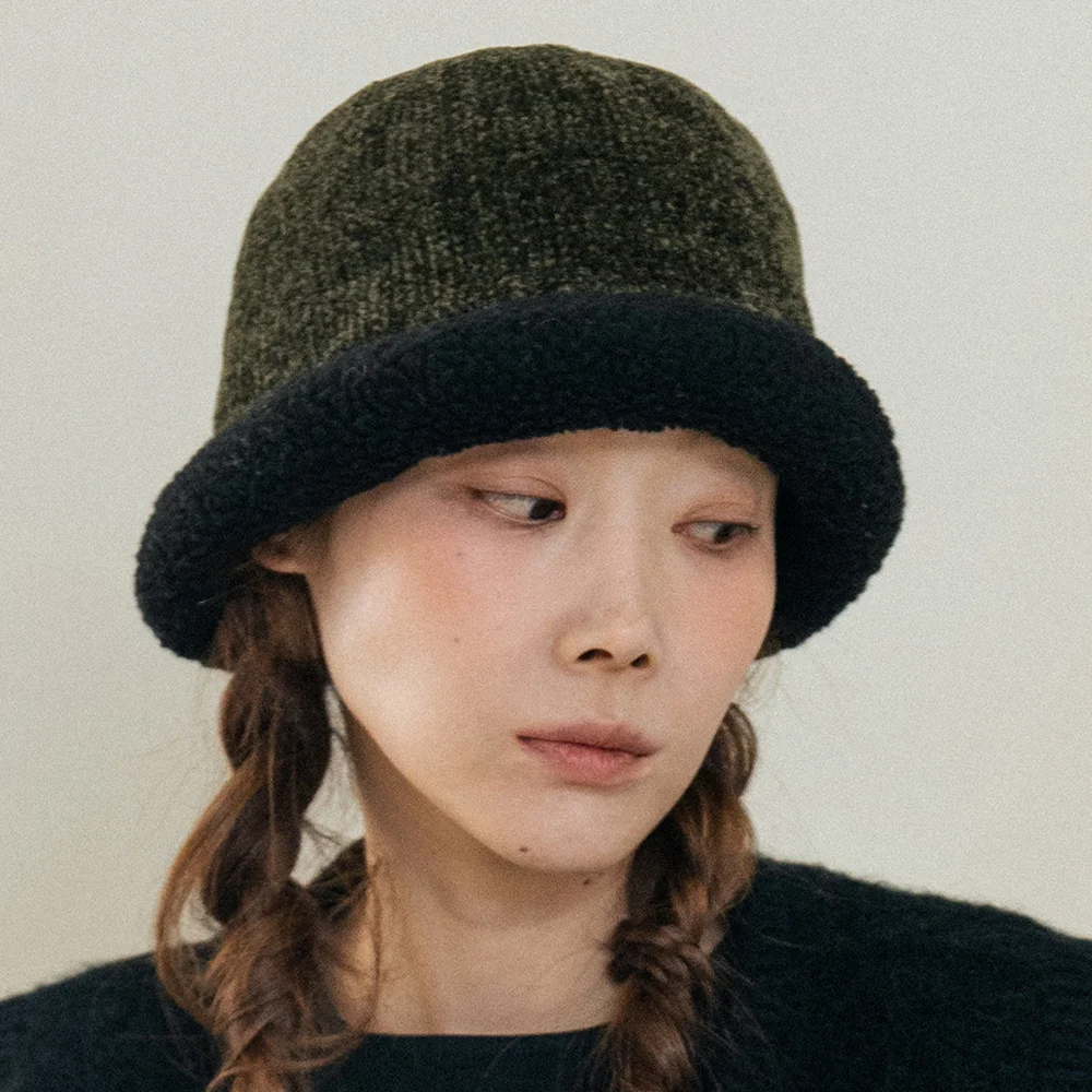 Velvet Boa Bucket Hat (5 colors)