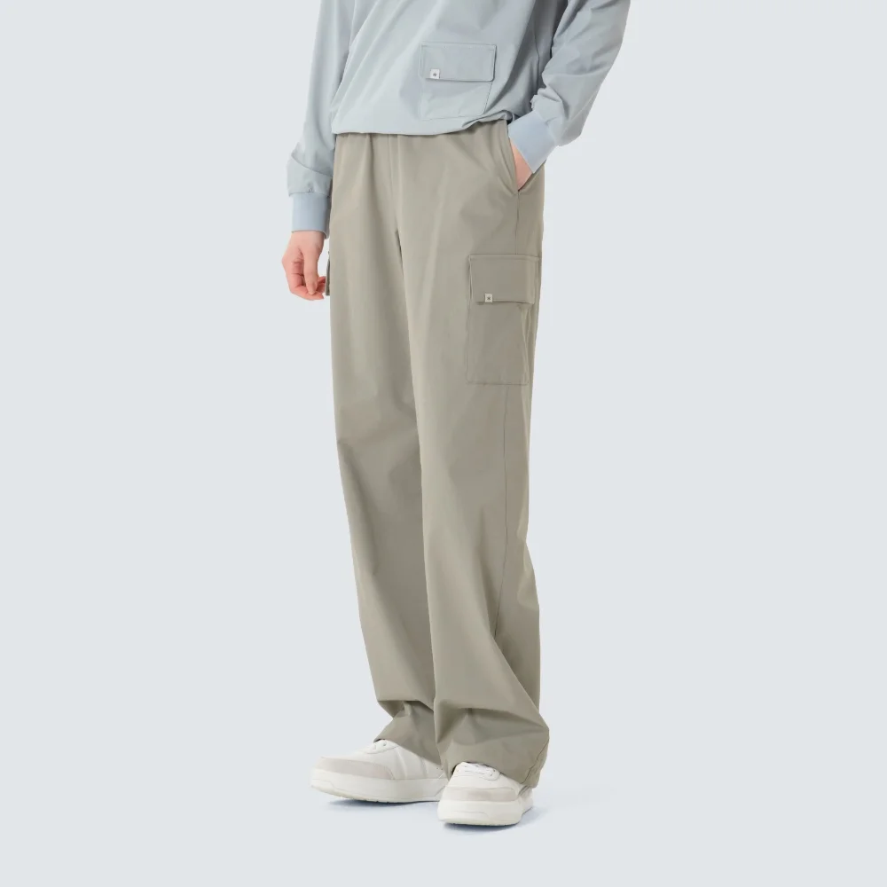 Lago 女裝 工裝 束繩 褲子 Khaki Gray (S26SWTPT25)