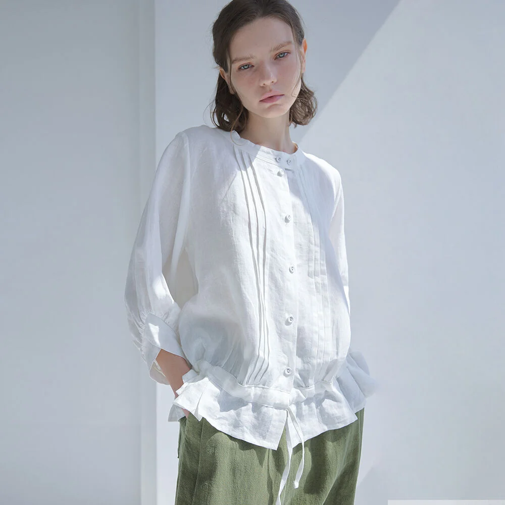 Urban pleated blouse