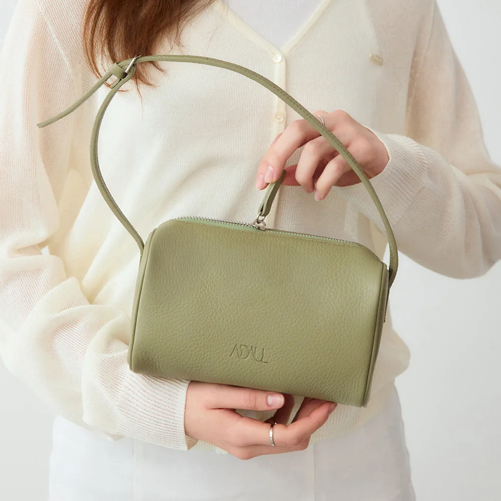 Nid minimal leather shoulder bag Ssize - 4color