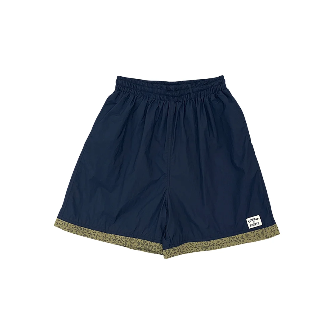 Combat Sports Shorts Navy Leopard