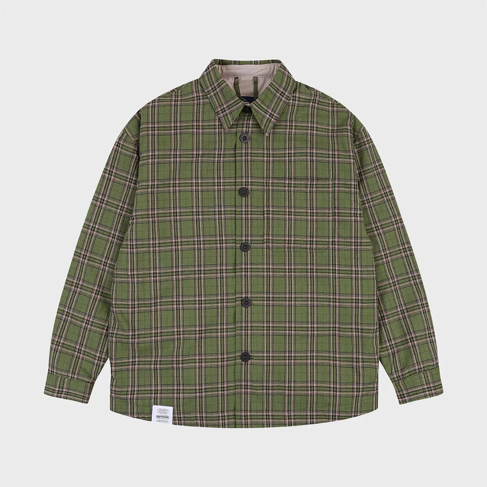 PADDED OVER SHIRT (GREEN)