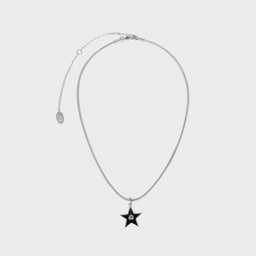 starry necklace-black
