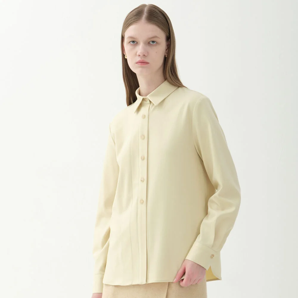 3-tuck shirt_yellow