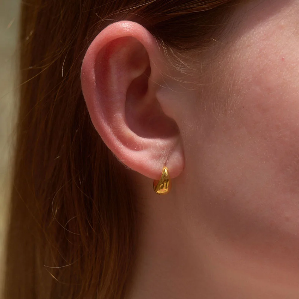 Medium Cone Ring Earrings (L242MER060)