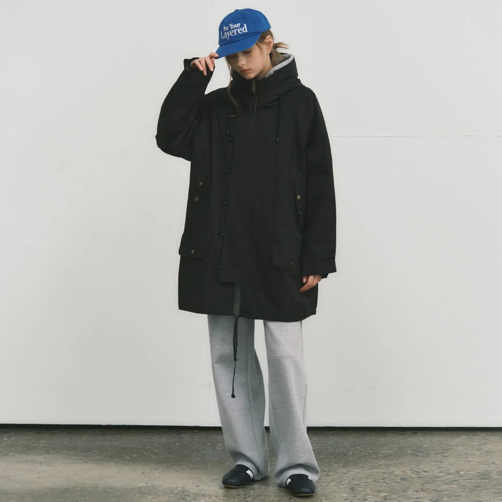 W/N-3B Fishtail Flight Jacket_BLACK(WC25-OT03)