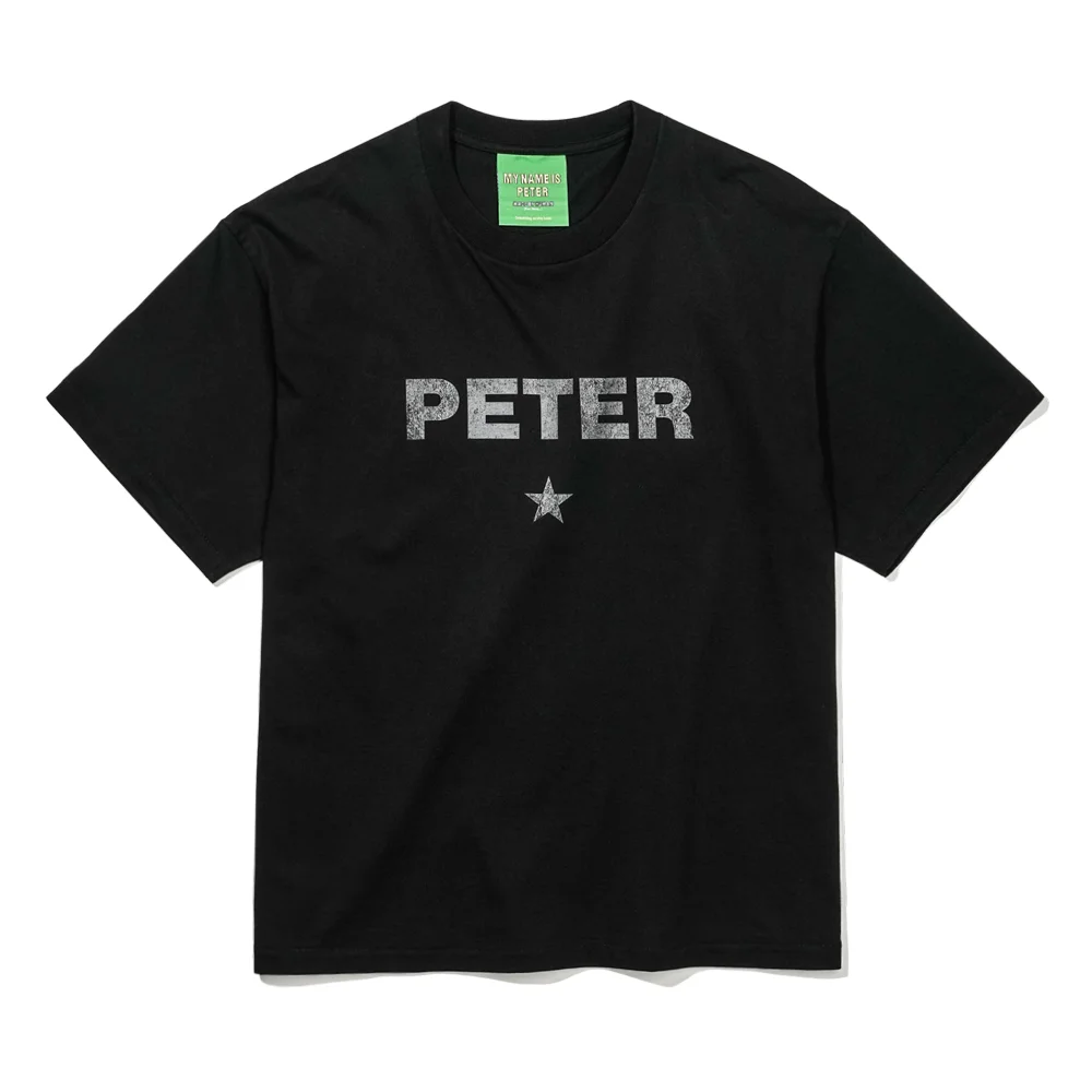 PETER STAR T-SHIRT - BLACK