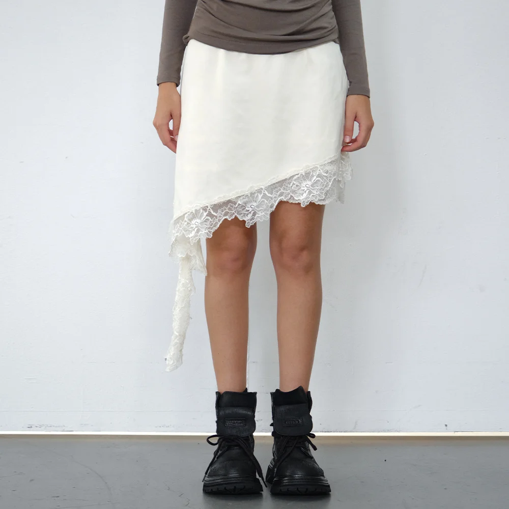 lace skirt (ivory)