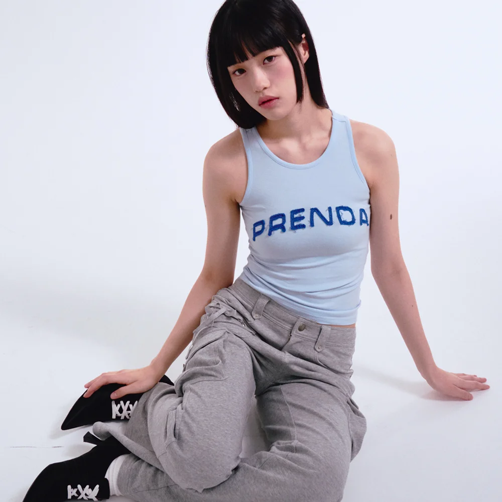 PRDA BASIC SLEEVE LESS SKY BLUE