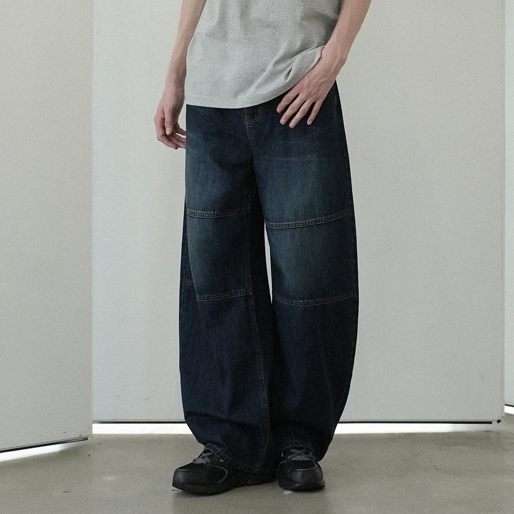 M253 SUMMER WIDE DENIM PANTS_DEEP BLUE
