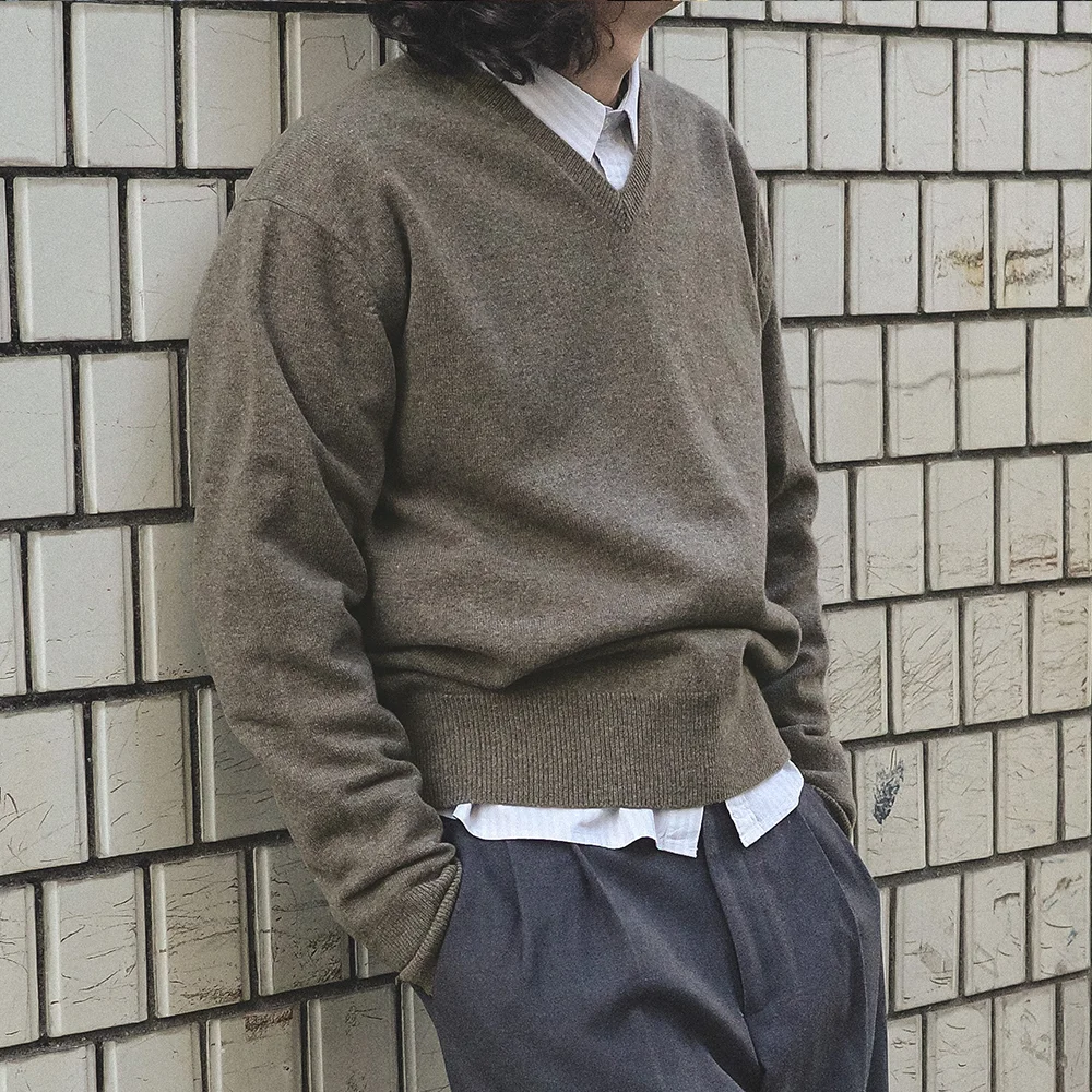 HARU CASHMERE WOOL V-NECK KNIT